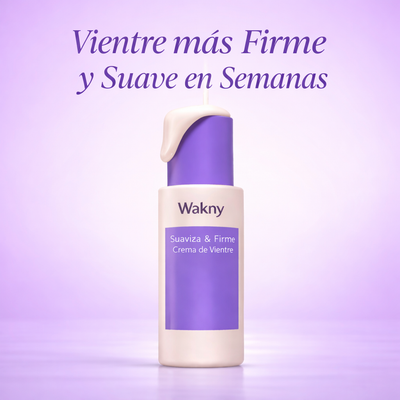 Wakny - Crema para reafirmar y suavizar el vientre
